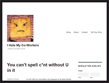 Tablet Screenshot of hatemycoworkers.com